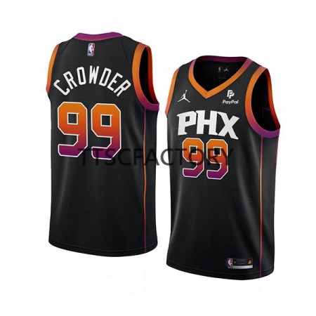 Maglia NBA Phoenix Suns Jae Crowder 99 Nike 2022-23 Statement Edition Nero Swingman - Uomo